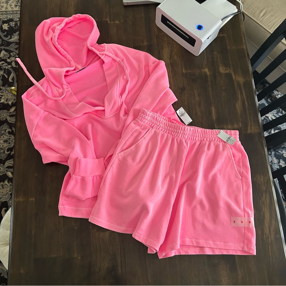 Old Navy Matching Set- Hot Pink M SOCOMFY TERRY